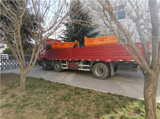 潼關老客戶三噸電動車發(fā)貨成功